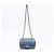 Bolso de Hombro Chanel Twin Classic Mini Matelassé de Cordero Azul - vista 2