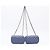 Bolso de Hombro Chanel Twin Classic Mini Matelassé de Cordero Azul - vista 4