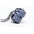 Bolso de Hombro Chanel Twin Classic Mini Matelassé de Cordero Azul - vista 5