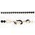 CHANEL A23C Coco Mark Perlenkette Schwarz - Ansicht 5