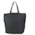 Bolso tote con placa de logo triangular Prada Negro  - vista 2