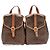 Céline Celine Macadam Zwillingsrucksack Braun