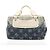 Céline Celine Boogie Macadam Denim Prägeleder Handtasche Blau - Ansicht 2