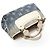 Céline Celine Boogie Macadam Denim Prägeleder Handtasche Blau - Ansicht 8