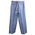 Pantalones rectos con botones laterales Joseph en ramio azul - vista 2