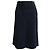 Falda midi A-line en algodón azul marino Brunello Cucinelli