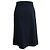 Falda midi A-line en algodón azul marino Brunello Cucinelli - vista 3