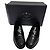 Mocassini in pelle di vitello nera con placca logo Prada Nero - vista 11
