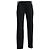 Pantalones ajustados de algodón negro con cremallera lateral Versace