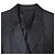 Edge Céline Blazer duplo risca de giz Celine em lã preta - vista 5
