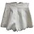 Zimmermann bestickte Mini-Shorts aus weißem Leinen