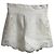 Zimmermann bestickte Mini-Shorts aus weißem Leinen - Ansicht 2