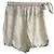 Sportmax Drawstring Puffball Shorts in White Viscose - view 2