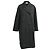 Dior Double-Breasted Coat in Dark Grey Wool