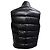 Moncler 1952 Parker Puffer Weste aus schwarzem Nylon - Ansicht 3
