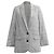 Grau Woll Einreiher Blazer mit Karomuster von Zadig & Voltaire