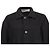 Lemaire Buttoned Workwear Jacket with Pockets in Black Cotton Denim - view 2