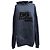 Oversized Kapuzenpullover aus navyblauer Baumwolle mit Balenciaga-Logo-Print Marineblau