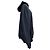Oversized Kapuzenpullover aus navyblauer Baumwolle mit Balenciaga-Logo-Print Marineblau - Ansicht 3