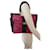 Sac fourre-tout en cuir rose et noir avec détail en nœud Valentino Garavani  - vue 1