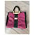 Sac fourre-tout en cuir rose et noir avec détail en nœud Valentino Garavani  - vue 3