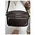 Borsa a tracolla in pelle marrone con monogramma in rilievo Gucci - vista 2