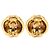 Timeless Orecchini a clip vintage Chanel Coco Mark D'oro - vista 2