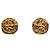 Orecchini a clip placcati in oro Chanel D'oro