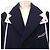 Manteau en Laine Salvatore Ferragamo Bleu Bleu Marine - vue 6