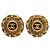 Orecchini a clip placcati in oro Chanel Coco Mark D'oro