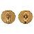 Orecchini a clip placcati in oro Chanel Coco Mark D'oro - vista 2