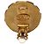 Orecchini a clip placcati in oro Chanel Coco Mark D'oro - vista 3