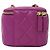 Vanity Borsa CHANEL Matelassé Coco Ball in pelle di agnello viola Porpora - vista 2