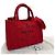 Borsa in tela Canapa da donna di Prada Rosso - vista 11