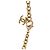 Collana con motivo a cuore Coco Mark di Chanel D'oro - vista 4