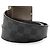 Louis Vuitton Damier Graphite Santur Aventur Gürtel Schwarz - Ansicht 3