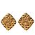 Orecchini a clip placcati in oro Chanel Coco Mark D'oro