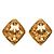Orecchini a clip placcati in oro Chanel Coco Mark D'oro - vista 2
