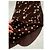 Elie Saab Gonna lunga marrone con stampa floreale e pois - vista 6