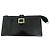 Max Mara Black Leather Clutch Bag