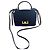 Sac Eden de Givenchy en velours noir avec fermeture 'G'