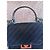 Sac Eden de Givenchy en velours noir avec fermeture 'G' - vue 3