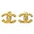 Orecchini a clip in metallo dorato Chanel D'oro