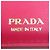 Cartera plegable de cuero rosa para mujer Prada - vista 7