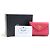 Cartera plegable de cuero rosa para mujer Prada - vista 8