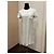 Vestido t-shirt de algodão branco Hermès Paris com bolso bordado - vista 13
