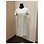 Vestido t-shirt de algodão branco Hermès Paris com bolso bordado - vista 2
