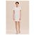 Vestido t-shirt de algodão branco Hermès Paris com bolso bordado - vista 3