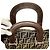 Borsa Fendi marrone in pelle e nylon - vista 6