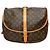 Borsa a Spalla Saumur 35 Monogramma Louis Vuitton Marrone - vista 2